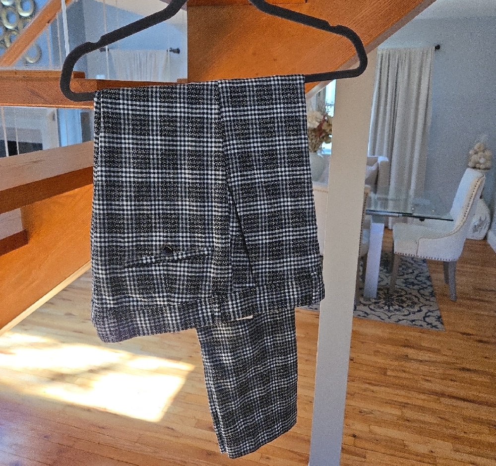 Owen Men's Wear Navy Plaid Suit - Picture 10 of 15